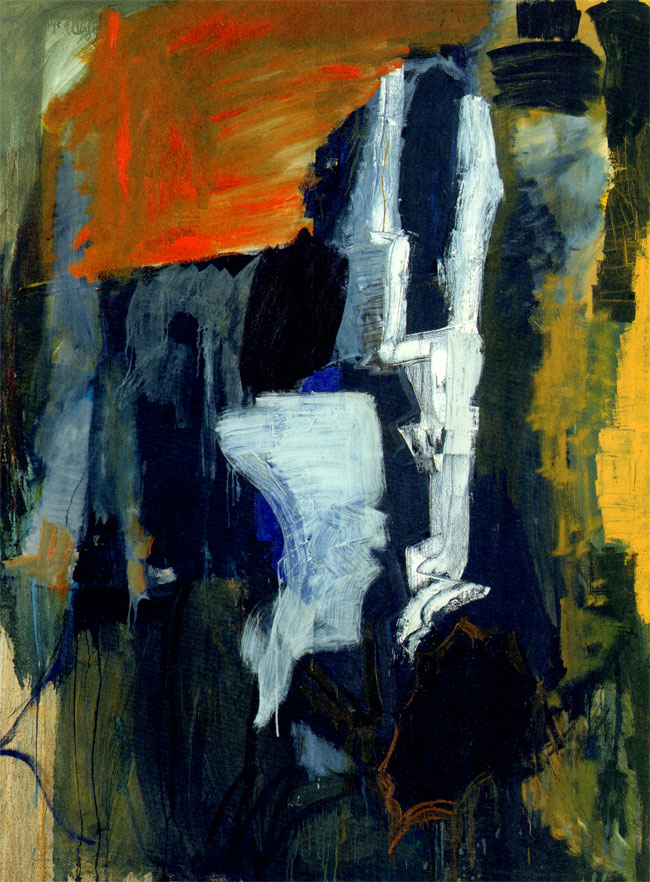 gegen abend, 1984, 200x150 cm
