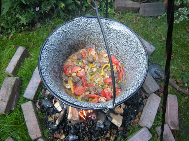 de tomaten zijn er net bijgegooid...