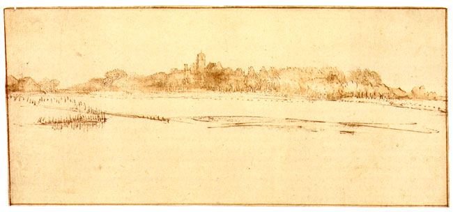 tekening van rembrandt