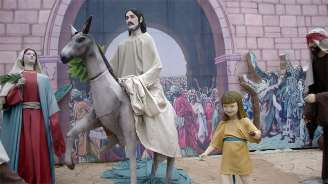 jezus op ezel