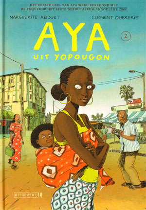 deel 2 - aya met de baby van adjoua op de rug