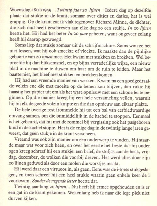 het eerste boontje...