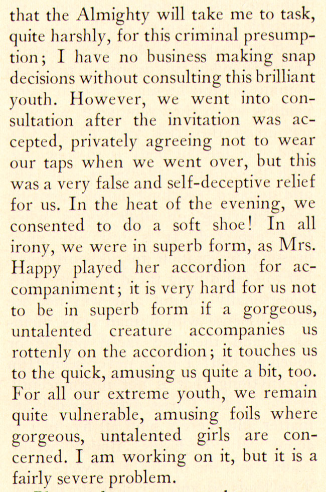 in all irony, we were in superb form...