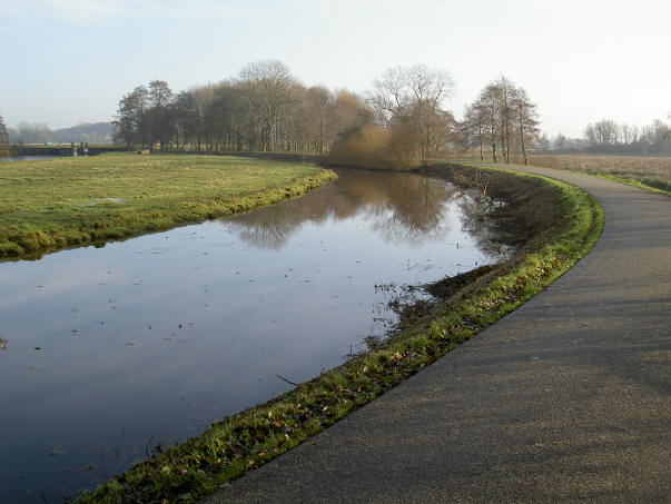 het fietspad...