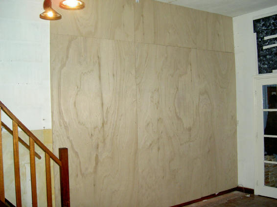 de achterwand