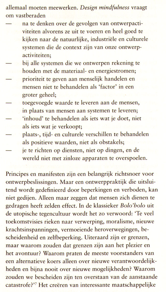 de wereld niet met zinloze apparaten te overspoelen...
