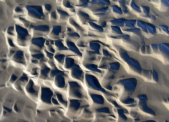 de zee als beeldhouwer...