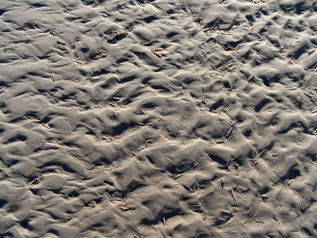 een golvend stukje strand...
