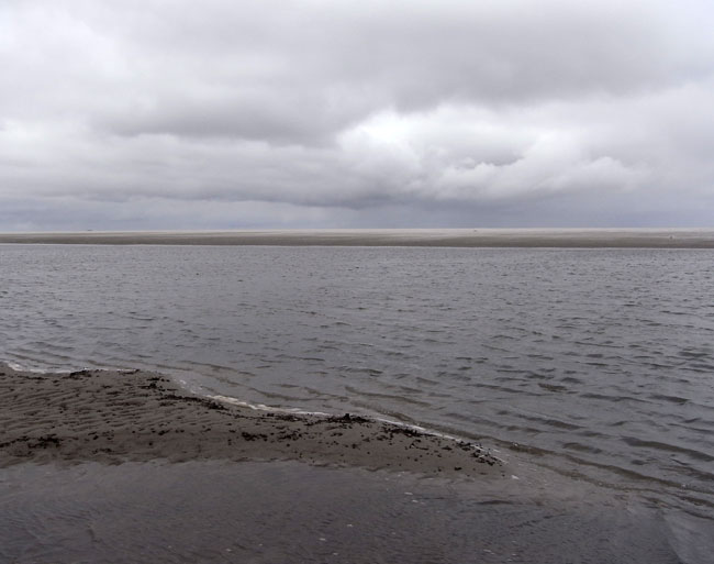 zandbank aan de horizon...