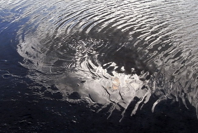spel van licht en water...