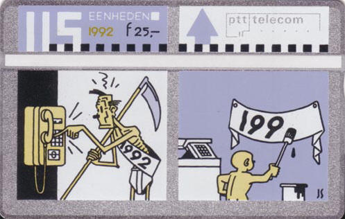 telefoonkaart uit 1992...