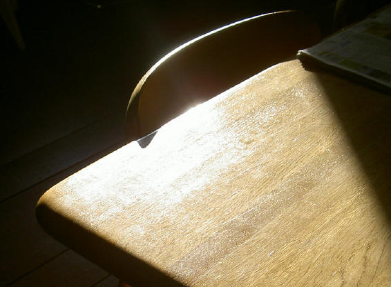zonlicht...