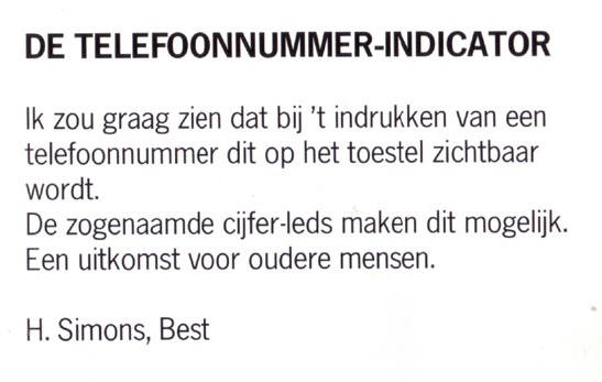 de telefoonindicator...
