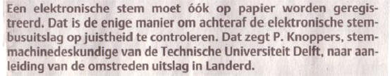 uit het brabants dagblad...