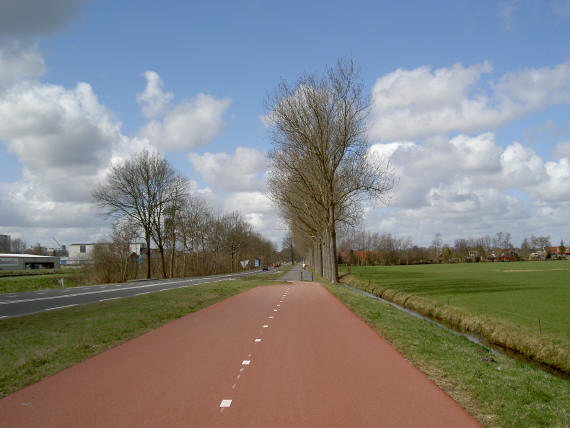 en de volle zon...