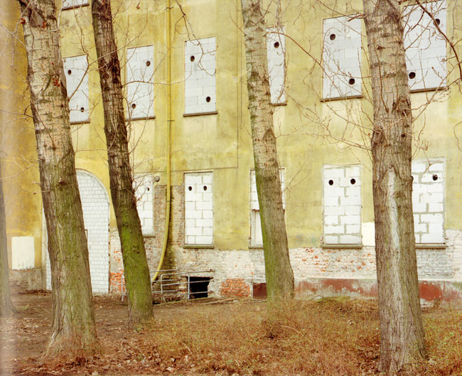 achterkant van een gebouw...