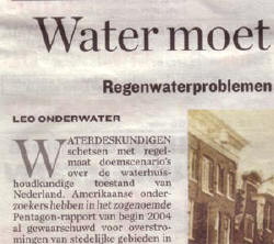 leo onderwater in het parool...
