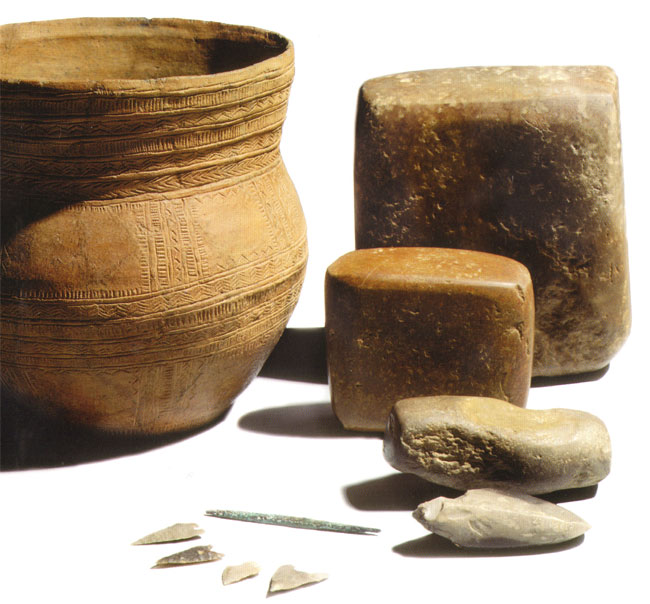 wat van de archeologische vondsten...