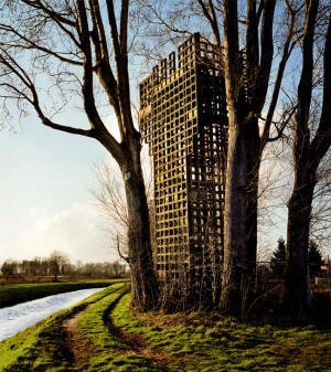 uitkijktoren aan de grens in nederland, om naar russische laagvliegers te speuren...
