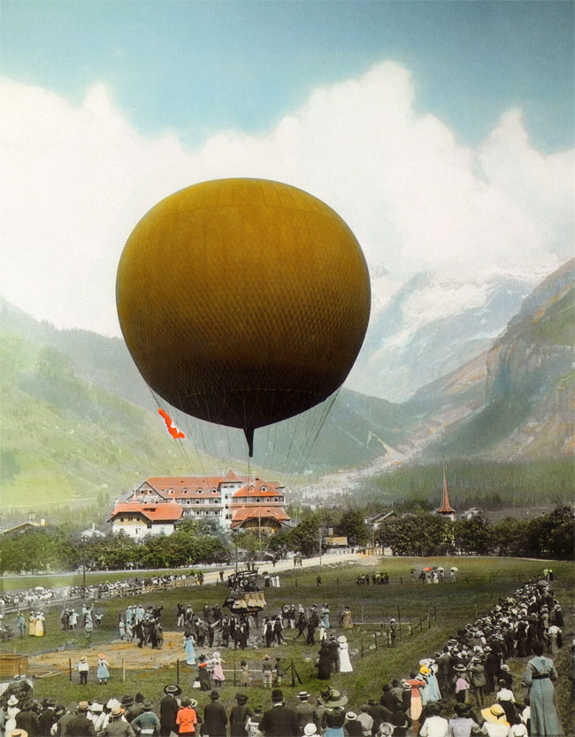 spelterini's gasballon...