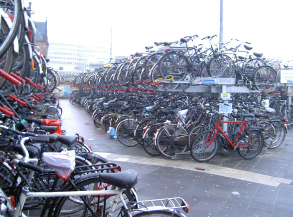 fietsenrekken...