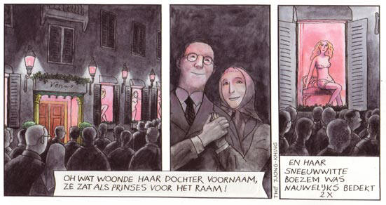uit johnny hoes' "sneeuwwitte boezem"...