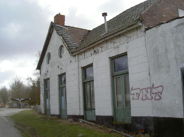 een bouwvallig huisje...