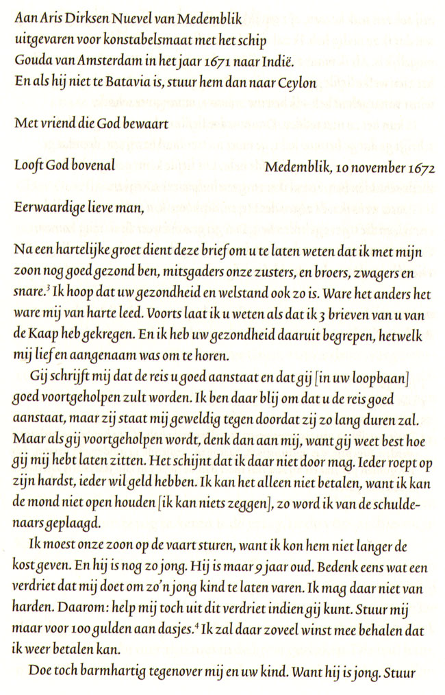 brief van brechtje claes...