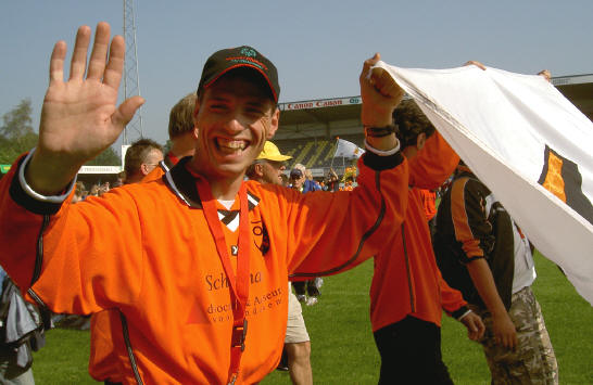 voetballer Richard de Jonge...