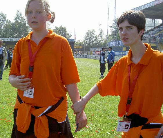 twee deelnemers...