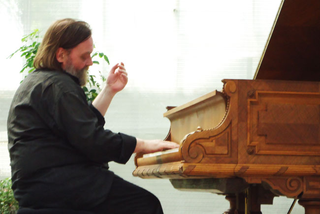 op de erard piano...