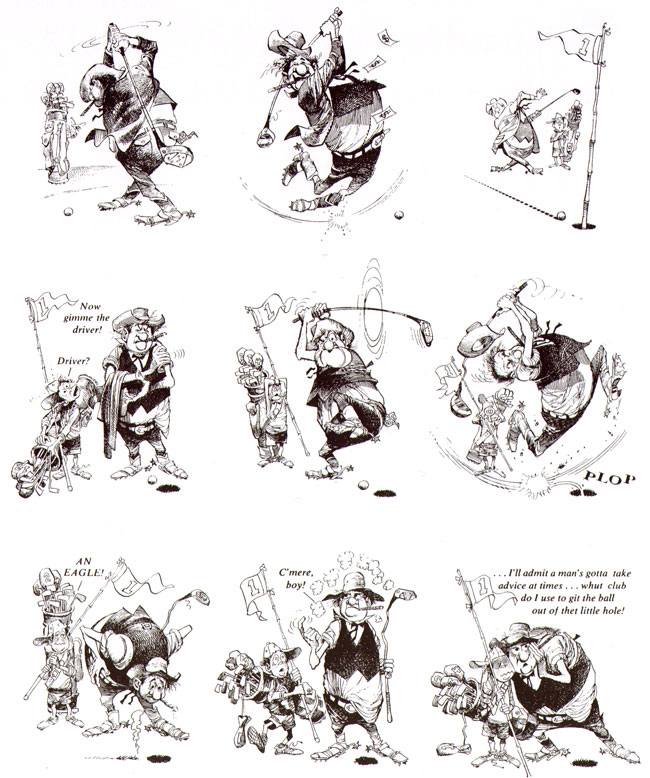 laatste bladzijde van een strip over drie pagina's...