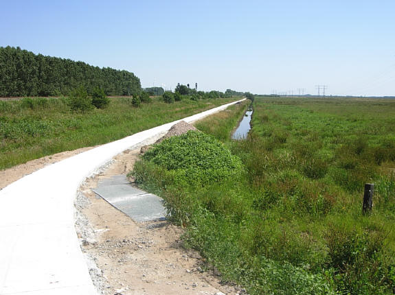 het platte groninger land...