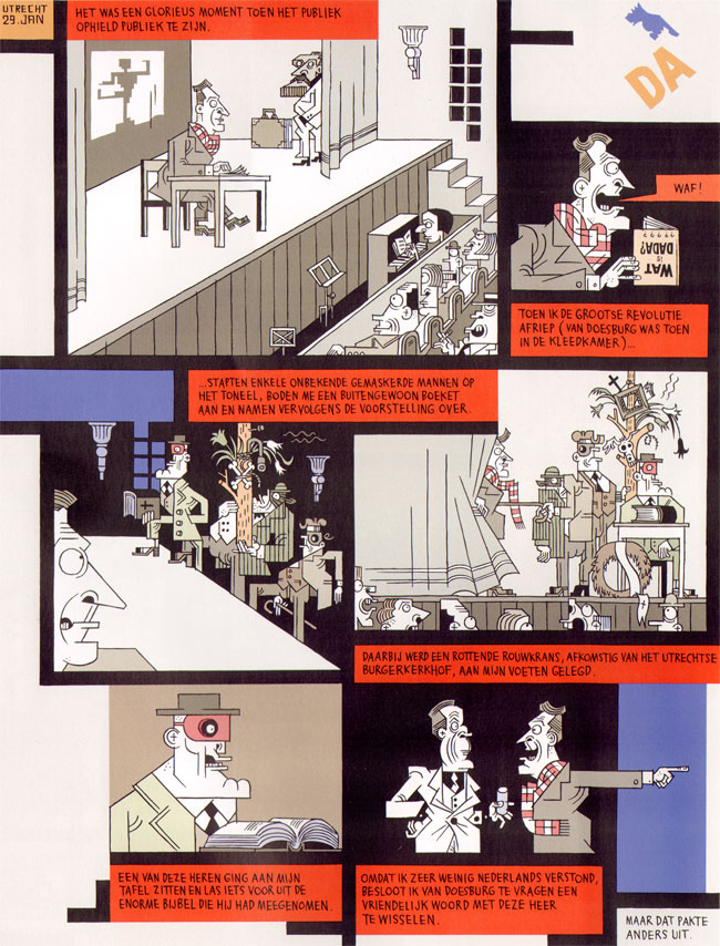 dadatoernee met schitters en van doesburg...