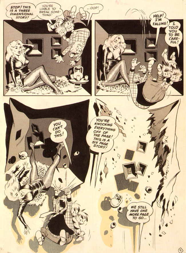 strip over een strip...