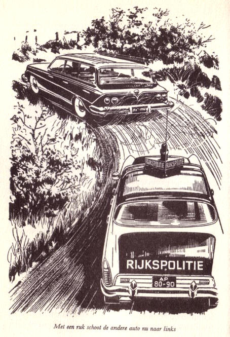 politieachtervolging...