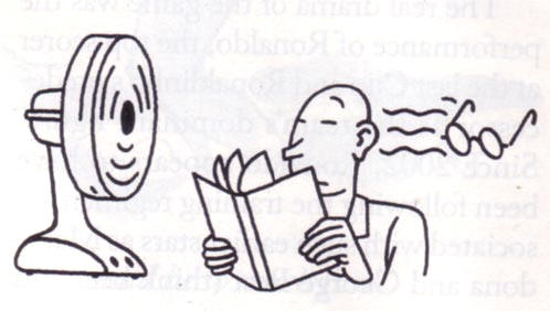 een ventilator...