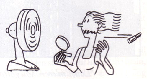 om niet te zeggen een krachtige ventilator...