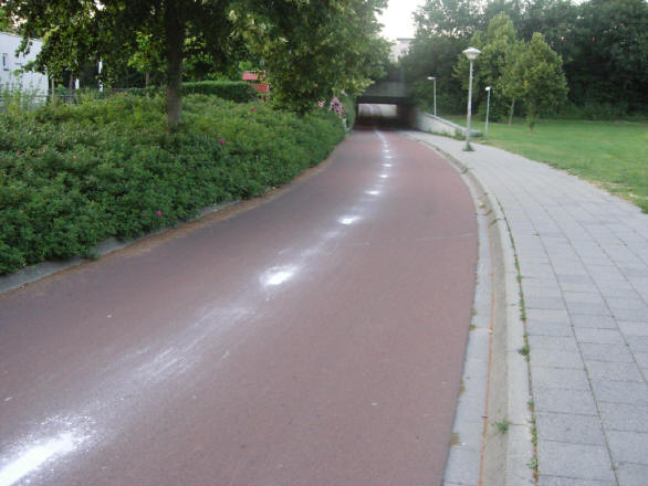 fietspad in zwolle...