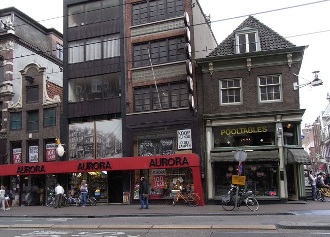 hoekje in amsterdam