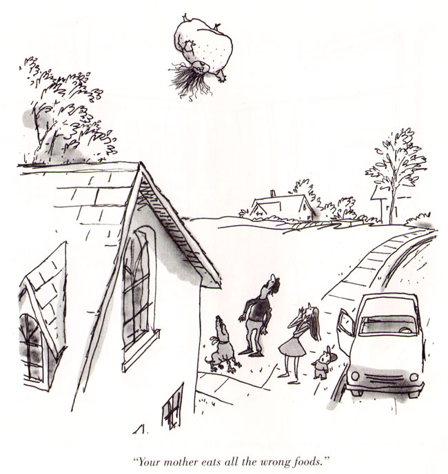 je moeder eet echt de verkeerde dingen...