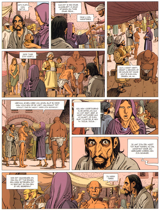 maria koopt een slaaf om als geweten te dienen voor judas...