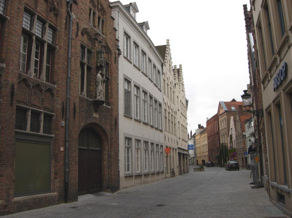 straatje in brugge...