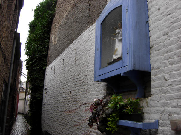 ook in steegjes kwam je ze tegen...