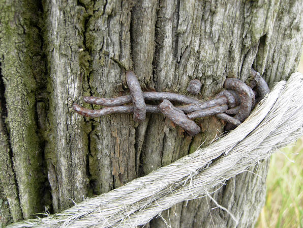oud touw...