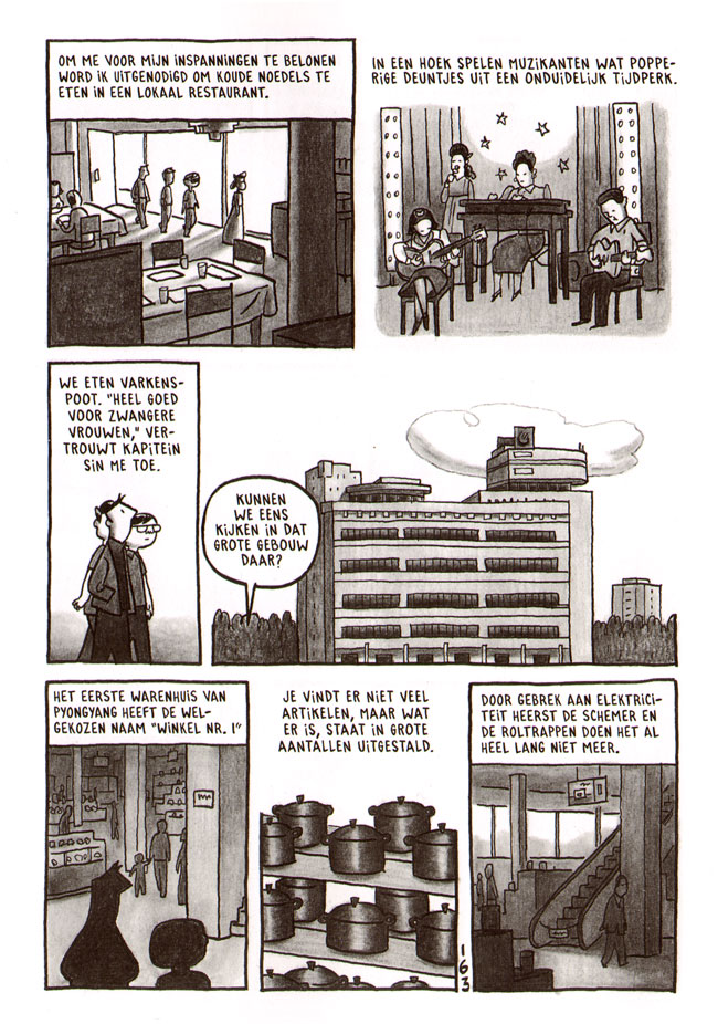 een restaurant en een warenhuis...