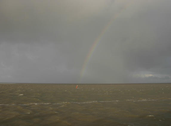 startende regenboog...