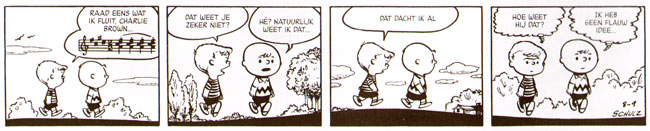 schroeder en charlie brown...
