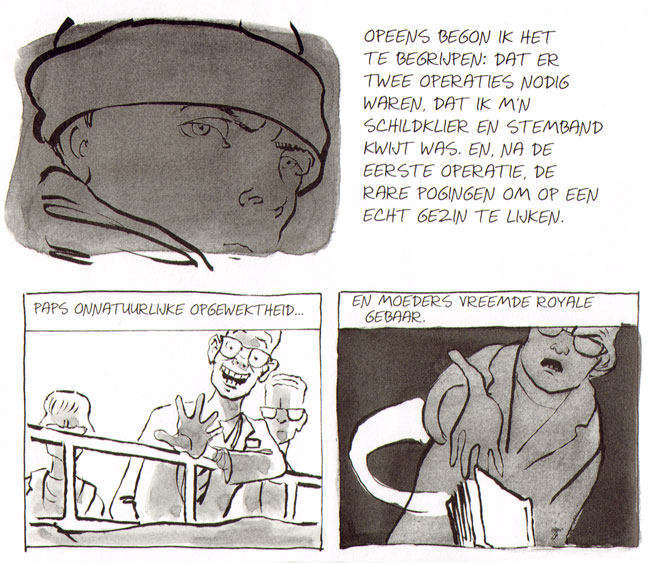 zonder stem verder...