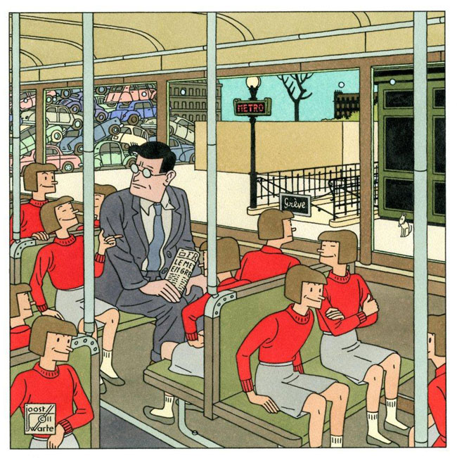 raymond queneau in de tram...
